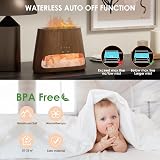 SALKING 2-in-1 Himalayan Salt Lamp Diffuser 150ml Auto Off Flame view 6