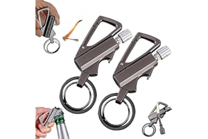 SOULRAZY Permanent Match Infinity Lighter, Keychain Lighter with Multitool Keychain Bottle Opener