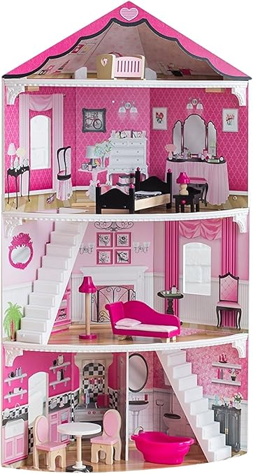 pink house toy