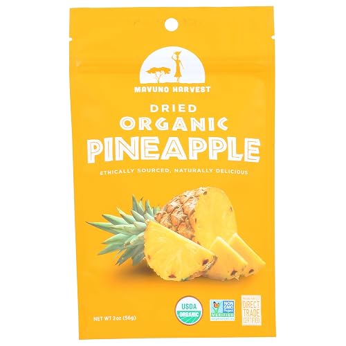 Mavuno Harvest Dried Pineapple, Organic