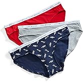 Tommy Hilfiger Women's 3Pk Classic Cotton Logoband Bikini