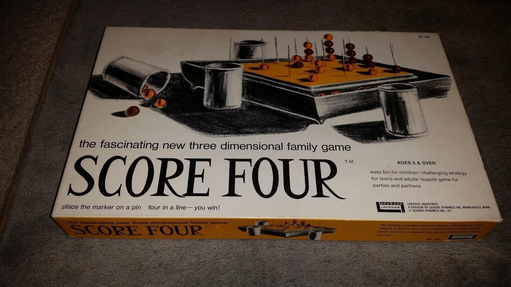 Score Four Game (1968, Funtastic)