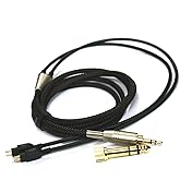 NewFantasia Replacement Audio Upgrade Cable Compatible with Sennheiser HD650, HD600, HD580, HD58X, HD660S, HD660S2, Massdrop HD6XX Headphones 1.2meters/4feet