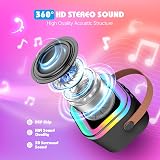 Dislocati Kids Karaoke Machine Bluetooth Speaker with 2 Microphones view 2
