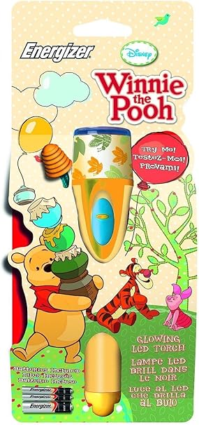Energizer Disney Winnie The Pooh 3aaa Glowing Torch Amazon Co Uk Lighting