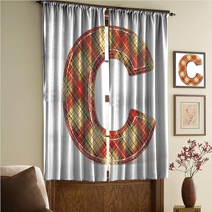 Amazon Com Window Curtains Colorful Apartment Picture For Bedroom