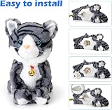 Smalody Interactive Plush Cat Toy LED Eyes Touch Control Meow Kitten Robot Kids view 5