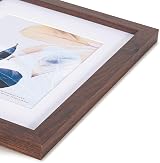 Scholar Tree Walnut A4 Picture Frame Set of 3 with Mount and Easel view 8
