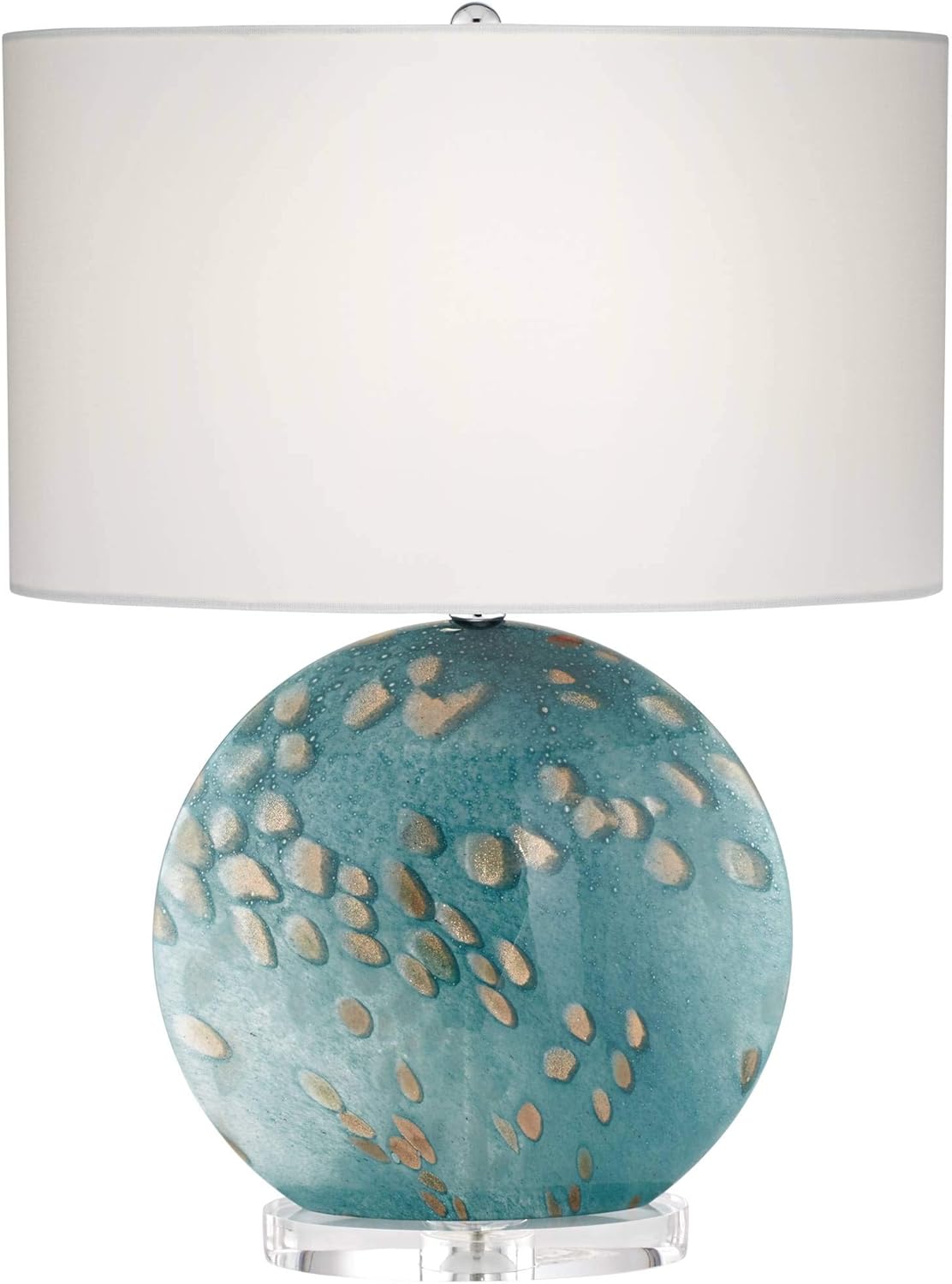 blue gold lamp