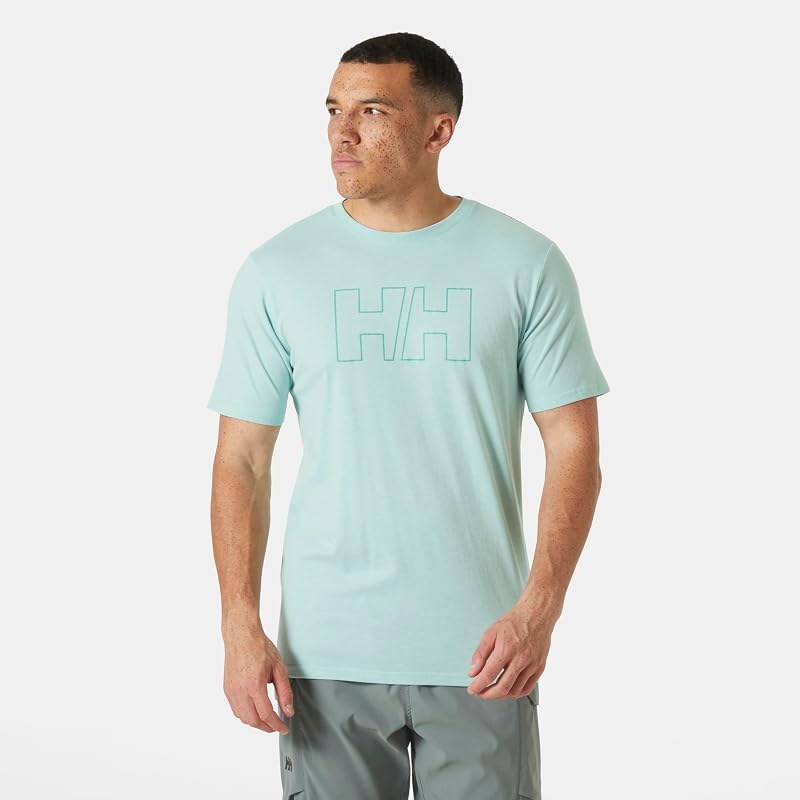 Men's HH Tech Logo T-Shirt, Lagoon, L