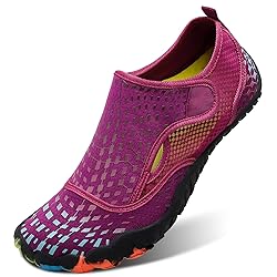 L-RUN Women Water Skin Aqua Socks for Beach Pool