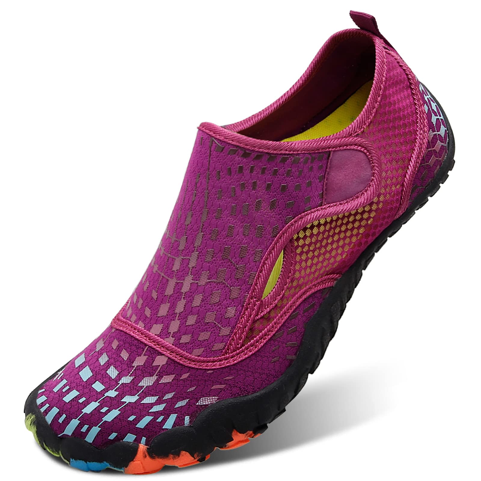 L-RUN Women Water Skin Aqua Socks for Beach Pool