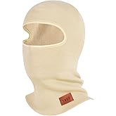 TBUS Men’s Knit Insulated Face Mask Beanie, Thermal Full Face Cover Ski Mask for Cold Weather for Women and Men