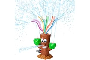 Phobby Water Sprinkler for Kids Aged 3-8, Water Toys with 8 Wiggling Tubes, Summer Sprinkler Toy for Lawn Backyard Outside Water Game