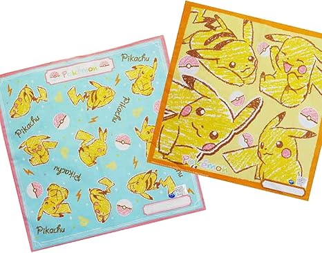 Amazon ポケモン ピカチュウ ナフキン2枚セット ランチクロス クレヨン柄 ポケットモンスター ランチクロス オンライン通販
