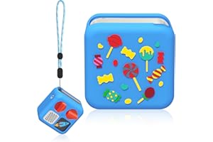 SKRVGOJFG Silicone Case for Yoto Mini Player, Silicone Protective Sleeve Case Compatible with Mini Bluetooth Speaker, Anti-Slip Silicone Skin Cover, Fitted Protective Case for Yoto Mini Audio Player - Blue