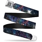 Buckle-Down Seatbelt Belt - Galaxy Collage - 1.5