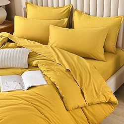 Litanika Comforter King Size Set Mustard Yellow - 7
