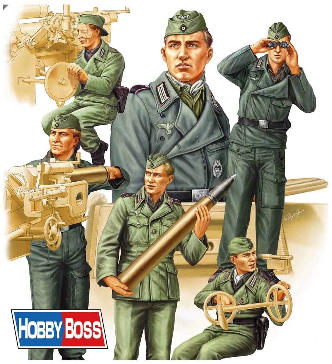 Hobbyboss 1: 35 - German SPG Crew Vol.2