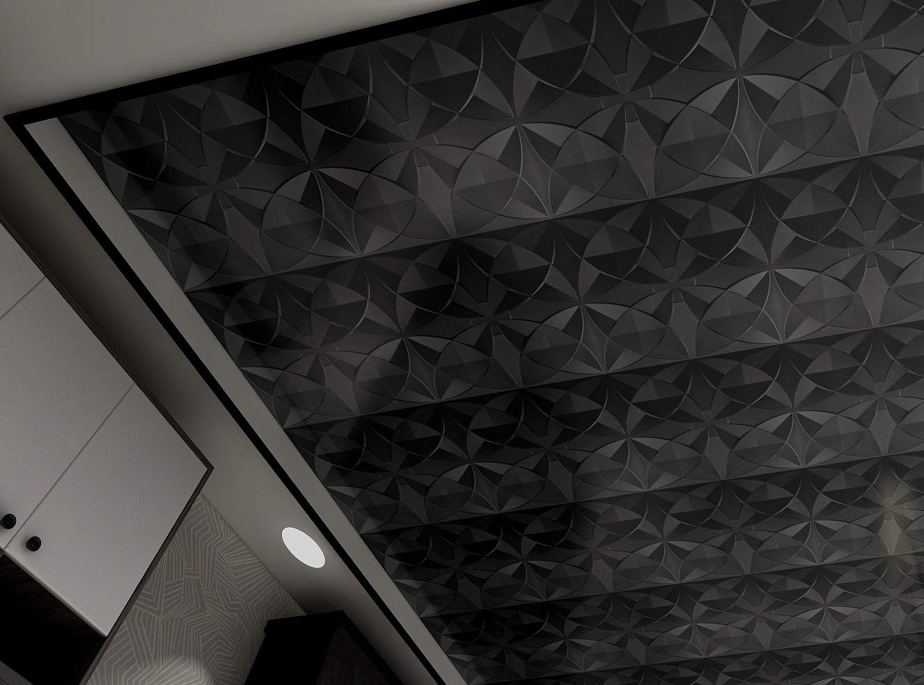 Art3d Decorative Ceiling Tile 2x2 Glue up, Suspended Ceiling Tile Pack