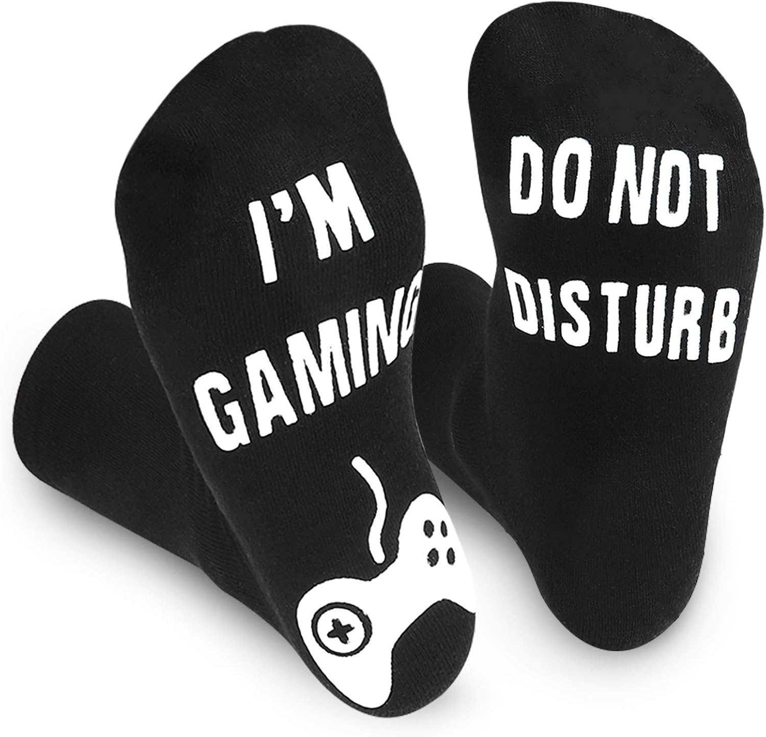 Do Not Disturb I'M Gaming Socks, Gamer Sock Gaming Gifts for Boys Mens
