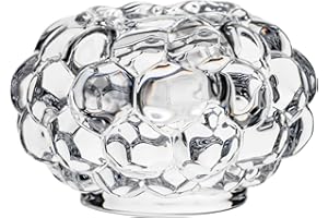 Orrefors Raspberry Crystal Votive, 2.1" X 3.6"