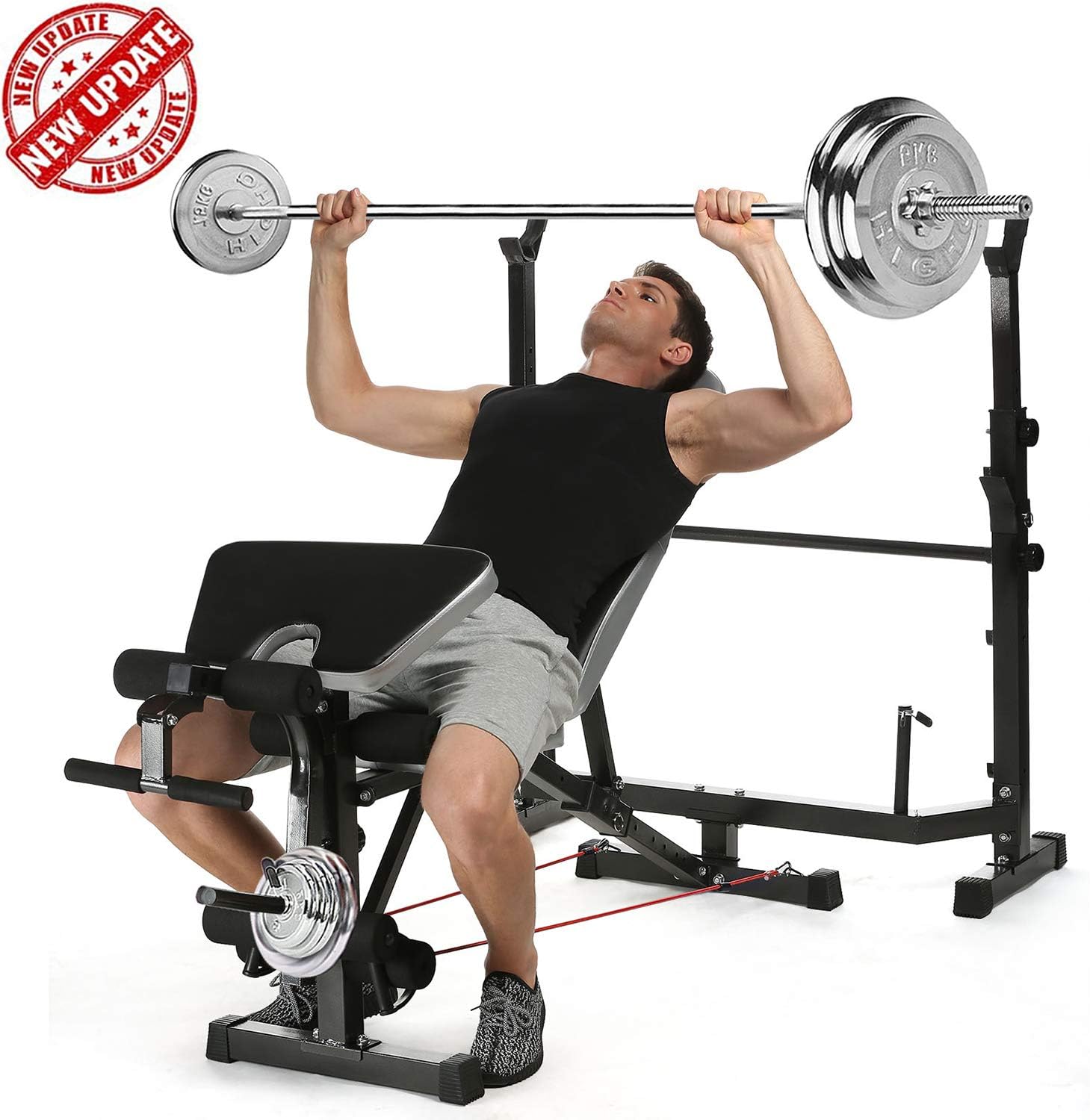 OppsDecor Olympic Weight Bench for Full Body Workout