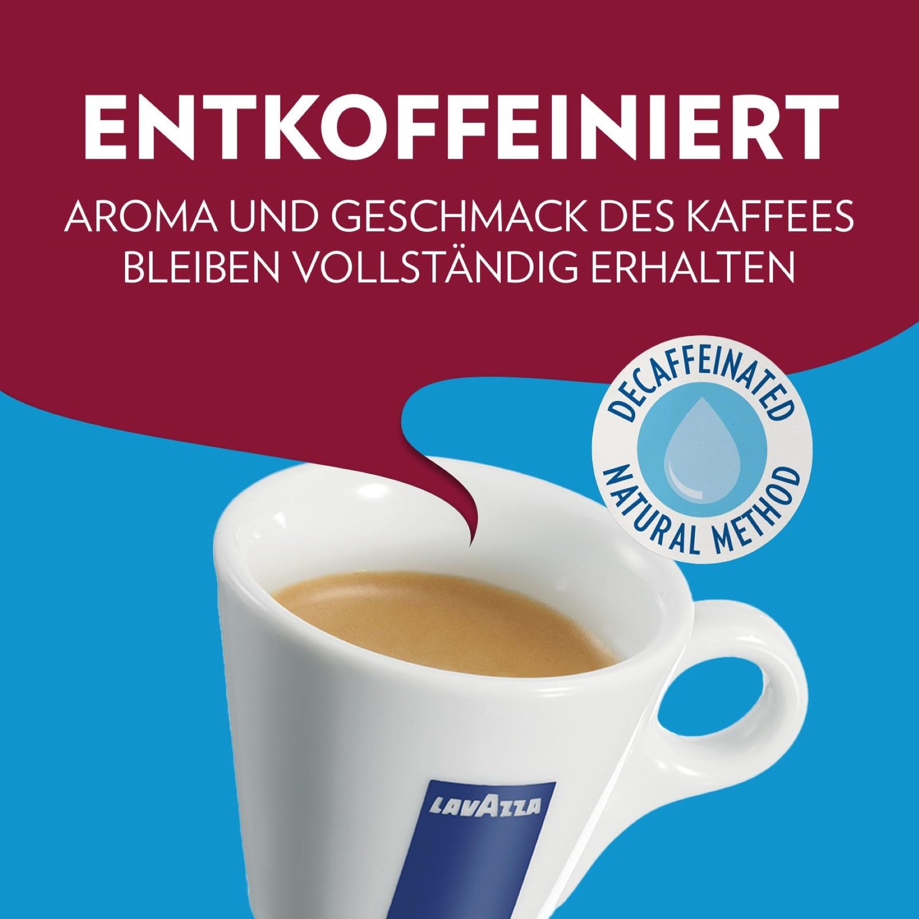 Lavazza, Decaf „My Rich Break“ Intenso, Entkoffeinierte Kaffeebohnen, Ideal für Cappuccino, mit Aroma Noten von Tabak und Holz, Arabica und Robusta, Intensität 6/10, Mittel-Dunkel Röstgrad, 500 g 3