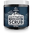 Wild Mountain Activated Charcoal Scrub- Men Face Scrub and Exfoliate for Face- Face Scrub for Men- Face Exfoliator, Exfoliating Face Wash, Facial Scrub, Face Exfoliant…