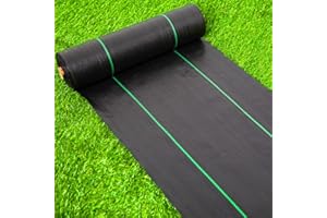 Vanver Weed Barrier Landscape Fabric Heavy Duty,3.2 OZ Premium Garden Weed Blocker Fabric for Weed Control, Plastic Ground Cover with Woven Weed Cloth,Durable Landscaping Fabric (1.4FT X 150 FT)