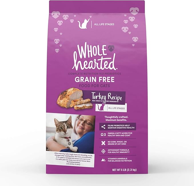 wholehearted cat food ingredients