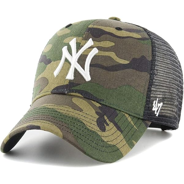 Casquette New Era 9Forty Enfant – New York Yankees Dark Camo – 100% Coton, Ajustable, Broderie MLB