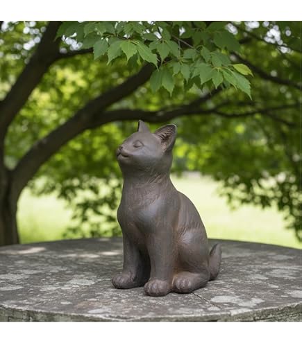 Amazon.com : Hi- Line Gift 87711-B Lynx Kitten Statue : Patio