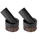 Lamoutor 2Pcs Soft Bristle Vacuum Brush Round Brush