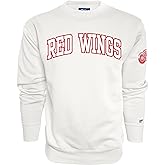 Blue 84 NHL unisex-adult Nhl Officially Licensed Crewneck Sweatshirt Sleeve Logo White