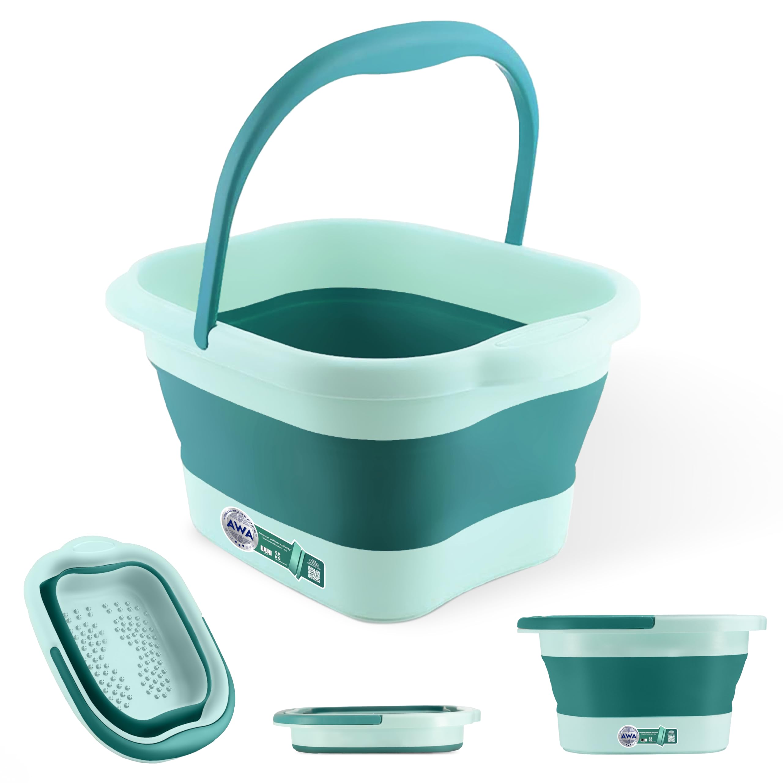 AWA Foot Soaking Tub, Collapsible Foot Bath Soak