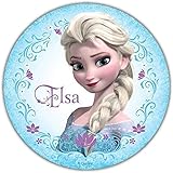 cartoon Frozen Elsa Face Car Bumper Sticker Decal 5'' X 5''