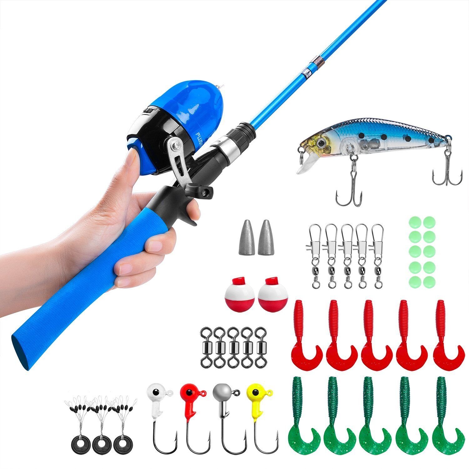 youth fishing rod and reel combo