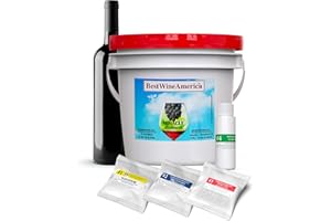 BestwineAmerica Miracle Grape Extraction – Red Style Wine Making Kit – 2L Wine Kit Makes 23L of Wine (30 x 750 ml Bottles of 