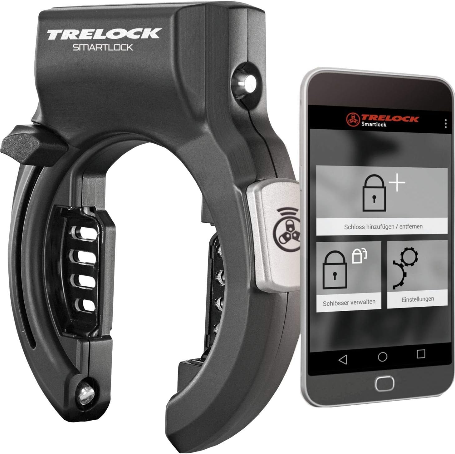 Trelock Antivol U Unisexe U5 Mini 83-140 Mm Ø15 Mm Avec Support - Noir