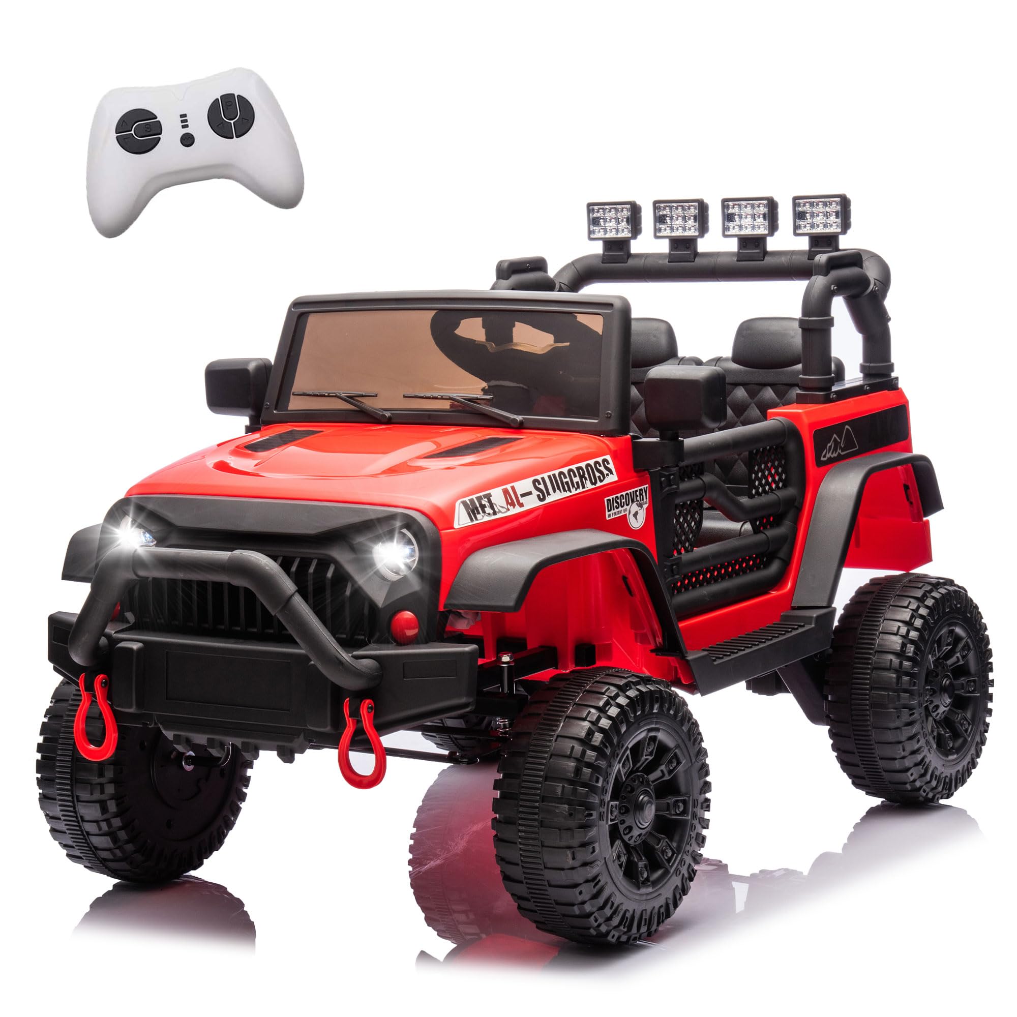 Photo 1 of ****SIMILAR PRODUCT***okybaby 12V Ride On Jeep Car, Ride On Toys for Kids w/Parents Remote Control, 400W Electric Cars for Kids with 4-Wheel Suspension, Bluetooth, Music, LED Light, Red