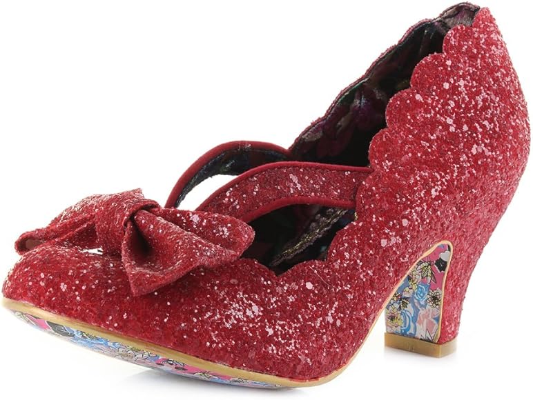 irregular choice red glitter