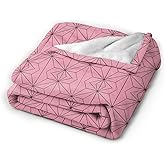 Flannel Throw Blanket 50'' x 60'' Soft Lightweight for Couch Bed Sofa—All-Season Home Comfort for Living Room Bedroom Dorm,Thoughtful Gift