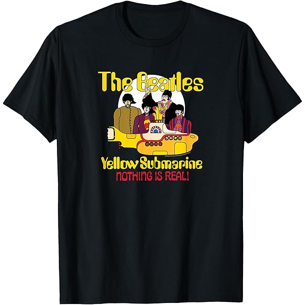 90s The Beatles Yellow Submarine Tシャツ Amazon.com: The Beatles - Yellow Submarine Cartoon T-Shirt