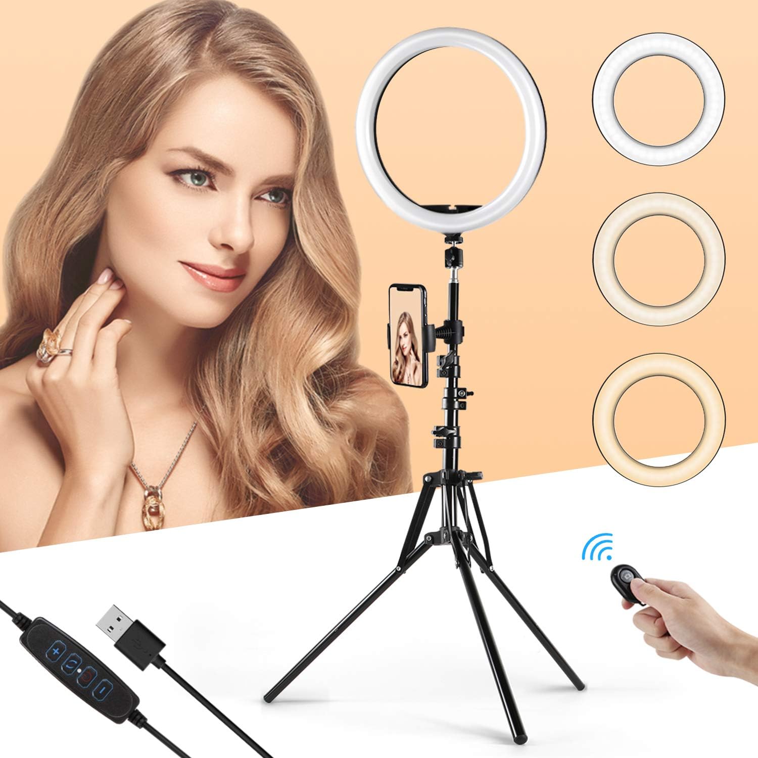 o luce ad anello per iphone x