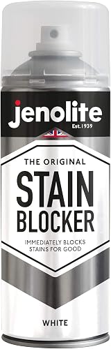 JENOLITE Stain Blocker Paint White 400ml Damp Seal & Mould Spray view 1