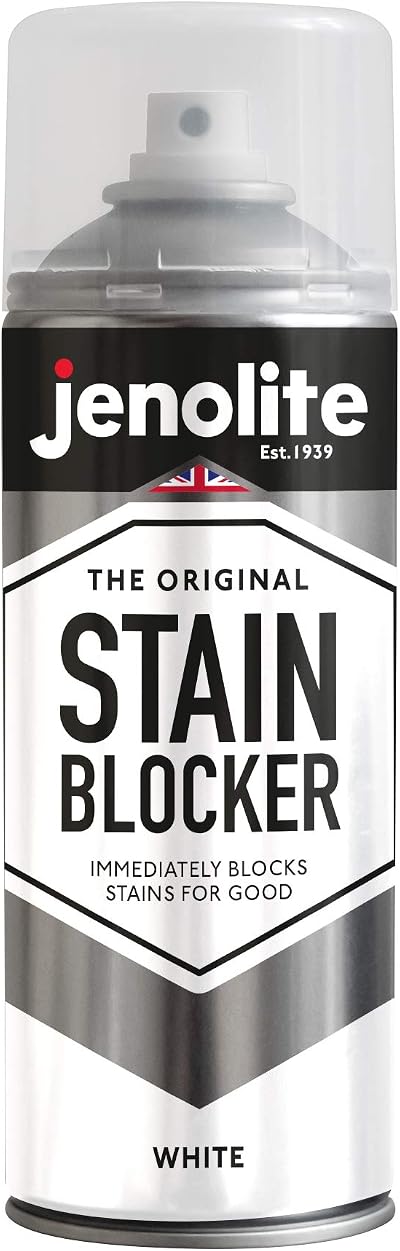 JENOLITE Stain Blocker Paint White 400ml Damp Seal & Mould Spray