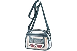 Busiuw Clear Bag for Stadium Events Mini Small Clear Purse Clear Bag for Stadium Events Concert Sport Work
