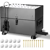 Maysun Automatic Golf Ball Dispenser for Indoor &amp; Outdoor Practice, No Electricity Auto Tee Up Machine with 10 Golf Balls &amp; 10 Tees, Heavy Duty Golf Training Aid for Backyard Garage Driving Range