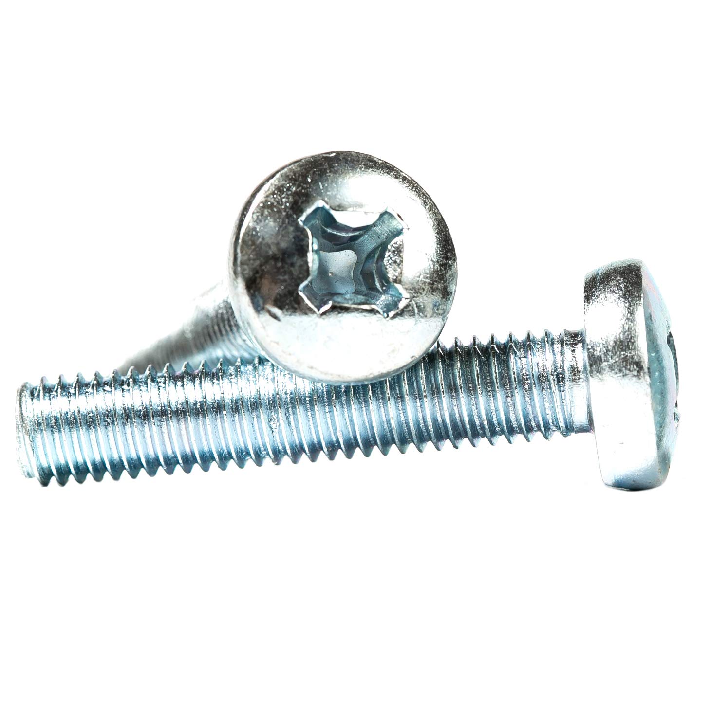M6 (6mm x 70mm) Steel Phillips Pan Head Head Machine Screws (Pack of 20) DIN 965 G09-10BC